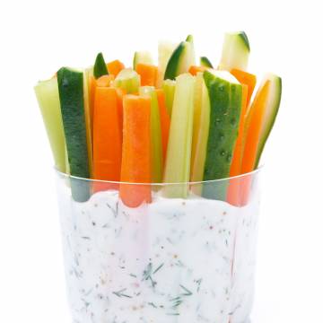 Vendégváró tejfölös mártogatós