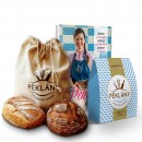 Péklány nagycsomag (könyv + kovász + kenyértartó zsák) Péklány nagycsomag (könyv + kovász + kenyértartó zsák)